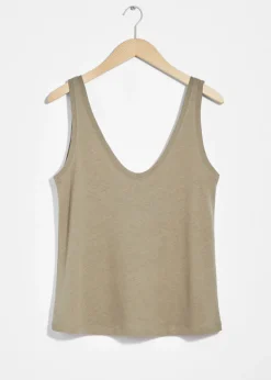 Débardeur En Lin Mélangé