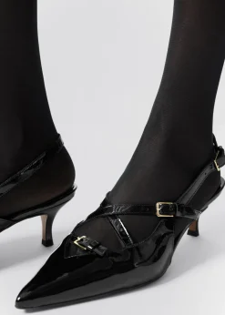 Escarpins à Bride Arrière Ornés