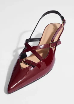 Escarpins à Bride Arrière Ornés