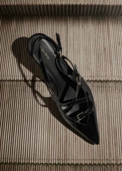 Escarpins à Bride Arrière Ornés