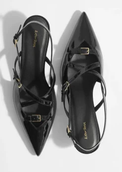 Escarpins à Bride Arrière Ornés