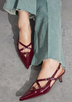 Escarpins à Bride Arrière Ornés