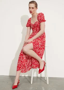 Escarpins En Cuir à Bride Arrière