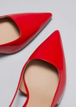 Escarpins En Cuir à Bride Arrière