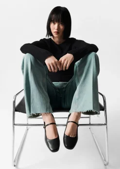 Escarpins Style Babies En Cuir