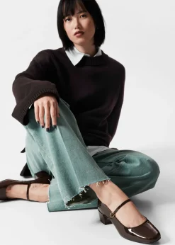 Escarpins Style Babies En Cuir