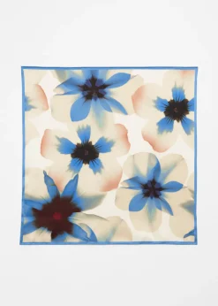 Foulard En Soie Florale