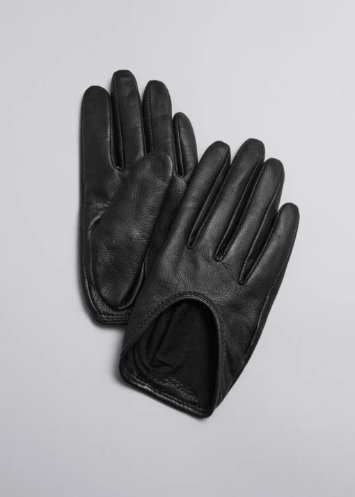 Gants Courts En Cuir