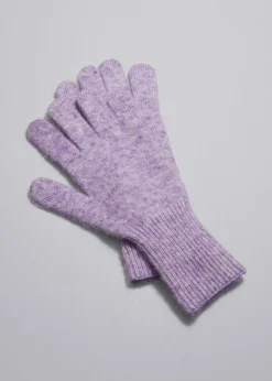 Gants En Mohair Mélangé