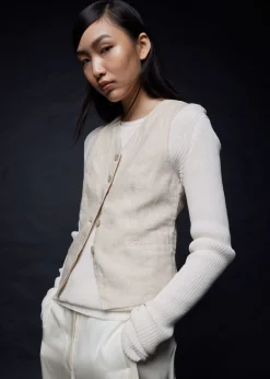 Gilet Habillé En Lin