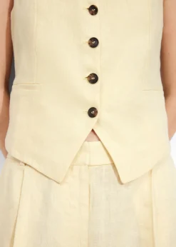 Gilet Habillé En Lin
