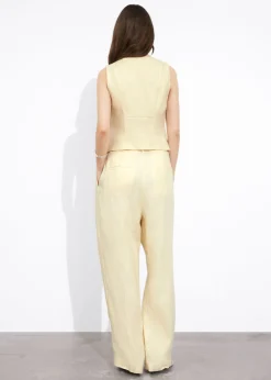 Gilet Habillé En Lin