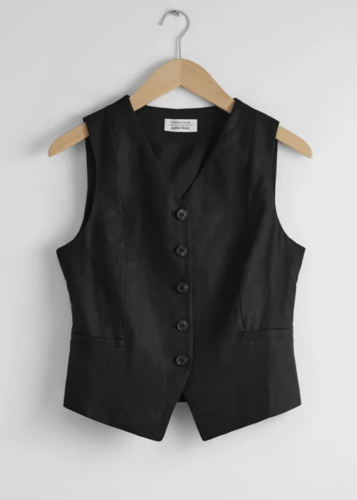 Gilet Habillé En Lin