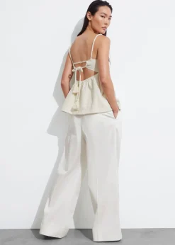 Haut à Bretelles En Corde