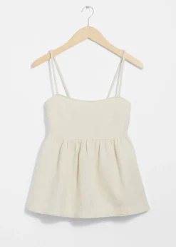 Haut à Bretelles En Corde