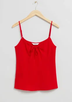 Haut à Bretelles Et Cordon De Serrage