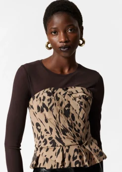 Haut Asymétrique Drapé