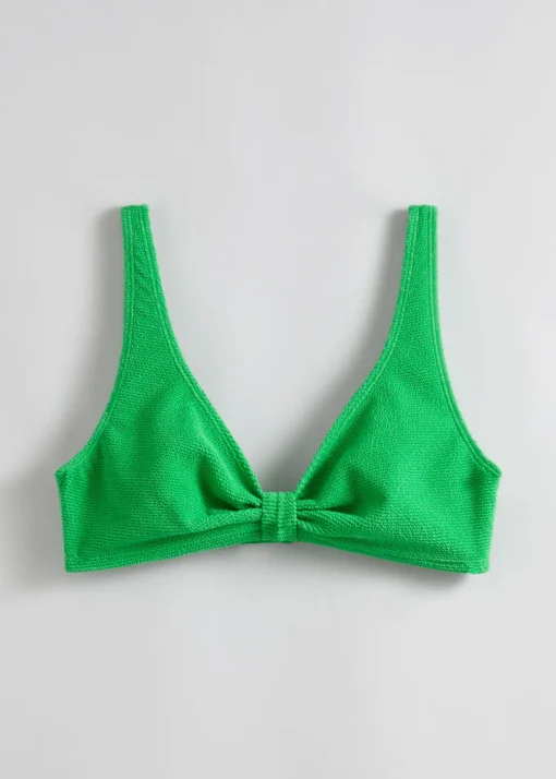 Haut De Bikini Triangle Texturé