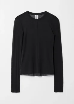 Haut Transparent En Soie