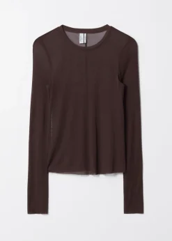 Haut Transparent En Soie