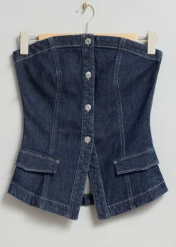 Haut Tube En Denim