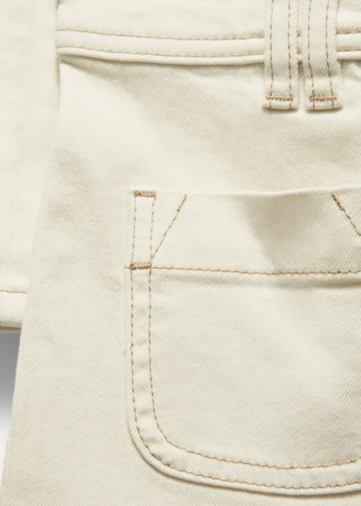 Jeans Bootcut à Poches Plaquées