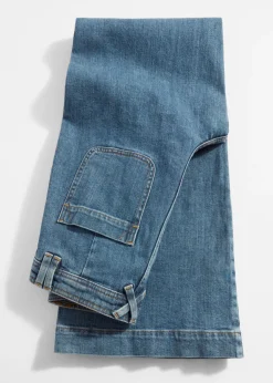 Jeans Bootcut à Poches Plaquées