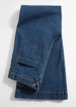 Jeans Bootcut à Poches Plaquées