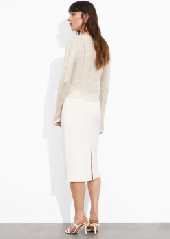 Jupe Crayon Midi Habillée