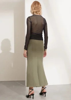 Jupe Longue Cannelée