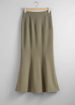 Jupe Longue Cannelée