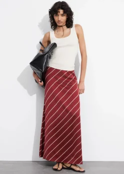 Jupe Longue En Satin