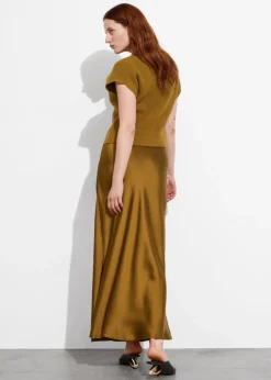 Jupe Longue En Satin