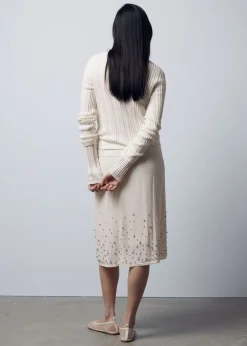 Jupe Midi Cloutée