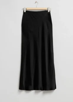 Jupe Midi En Satin