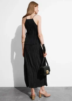 Jupe Midi En Soie