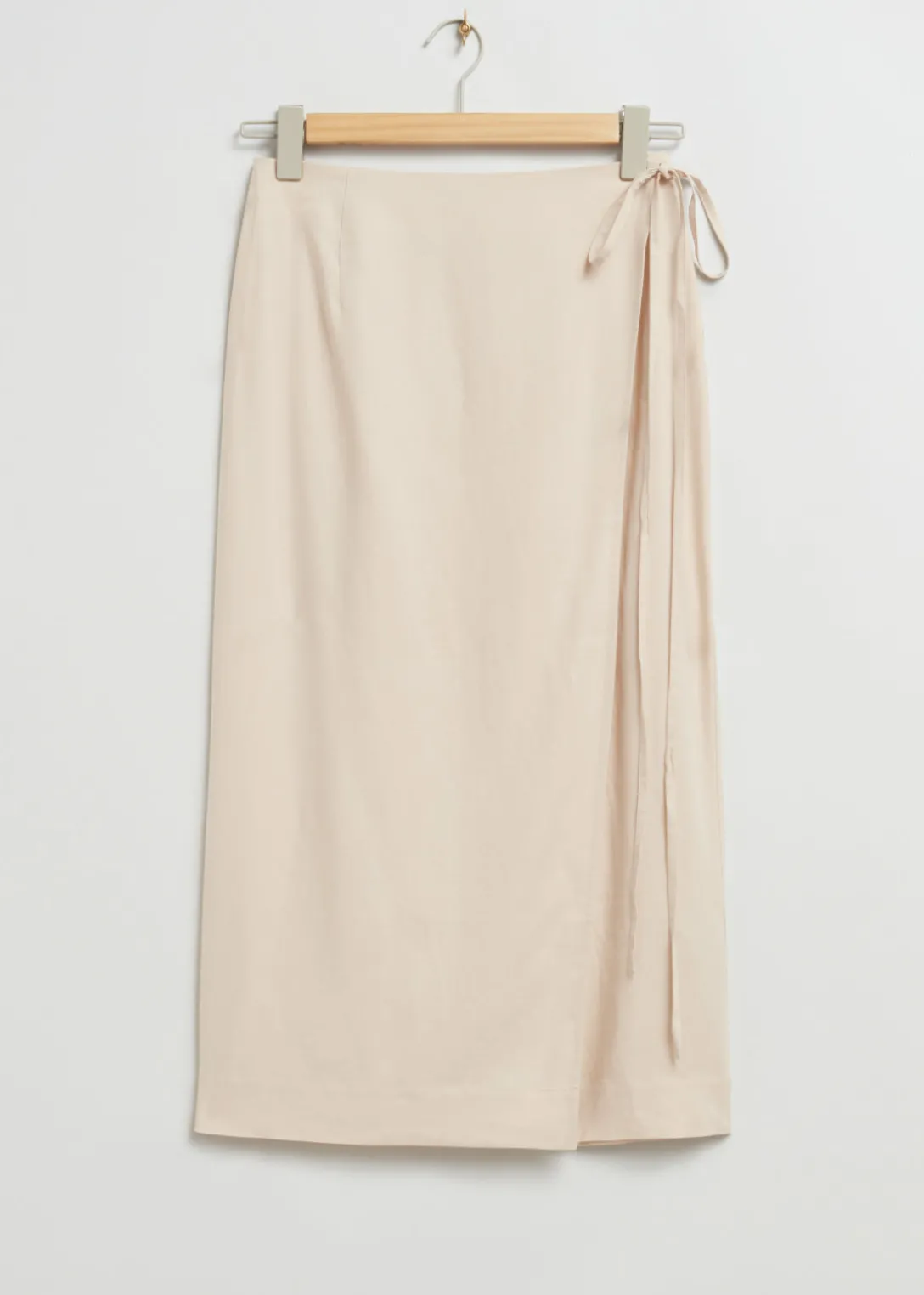 Jupe Portefeuille Midi à Taille Haute