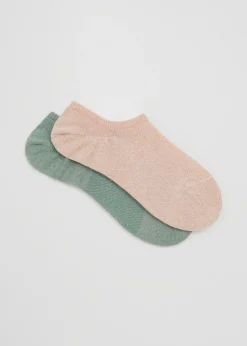 Lot De 2 paires De Chaussettes De Sport Brillantes