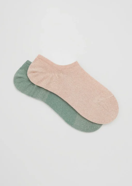 Lot De 2 paires De Chaussettes De Sport Brillantes