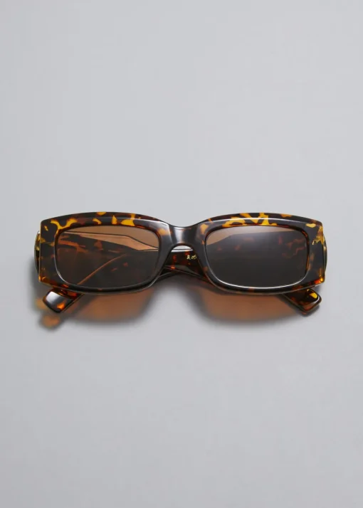 Lunettes De Soleil à Monture Rectangulaire