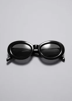 Lunettes De Soleil à Monture Ovale