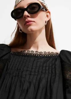 Lunettes De Soleil à Monture Ovale