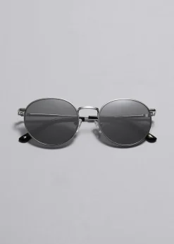 Lunettes De Soleil à Monture Ovale Fine