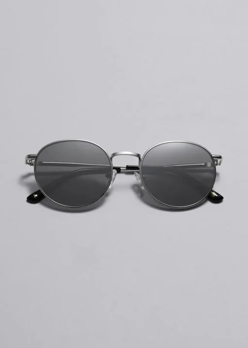Lunettes De Soleil à Monture Ovale Fine
