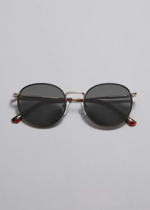 Lunettes De Soleil à Monture Ovale Fine