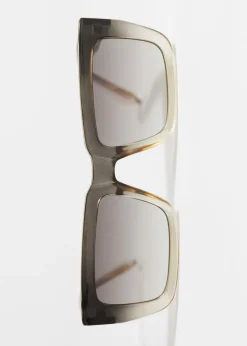 Lunettes De Soleil à Monture Carrée Oversize