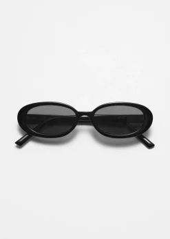 Lunettes De Soleil à Monture Ovale Fine