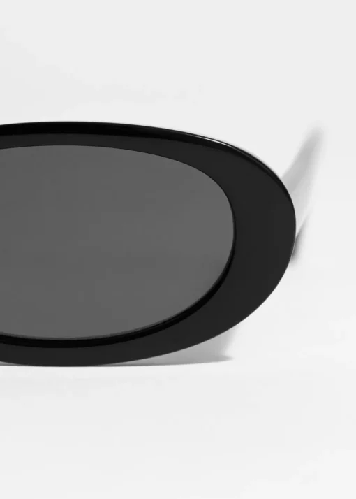 Lunettes De Soleil à Monture Ovale Fine