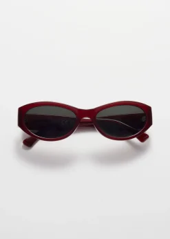 Lunettes De Soleil Ovales œil-de-chat
