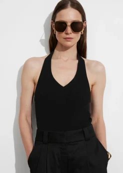 Lunettes De Soleil Oversize à Monture Métallique